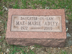 Mae Marie <I>Winberg</I> Adley 
