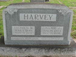 Mary Jane <I>Barrett</I> Harvey 