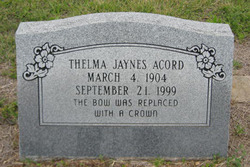 Thelma Drew <I>Jaynes</I> Acord 