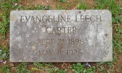 Evangeline <I>Leech</I> Carter 