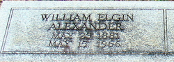 William Elgin Alexander 