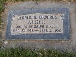 Geraldine <I>Edwards</I> Alger 