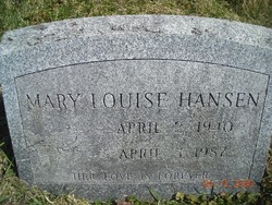 Mary Louise <I>Hansen</I> Peck 