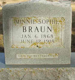 Minnie Sophie <I>Engelking</I> Braun 