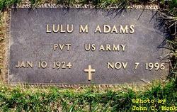 Lulu Mae <I>Mull</I> Adams 
