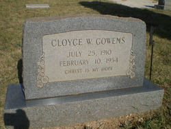 Cloyce Washington Gowens 