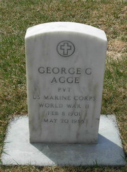 Pvt George Garrison Agge 