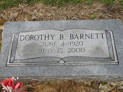 Dorothy <I>Brown</I> Barnett 