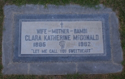 Clara Katherine <I>Degen</I> McDonald 