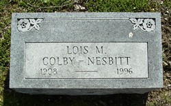 Lois M <I>Vedder</I> Colby-Nesbitt 