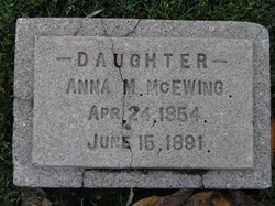 Anna Maria <I>Pike</I> McEwing 