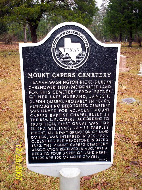 Mount Capers Cemetery