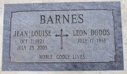 Jean Louise <I>Boyer</I> Barnes 