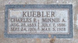 Minnie Alice <I>Langer</I> Kuebler 