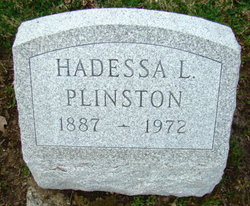 Hadessa Laura “Dessie” <I>Briggs</I> Plinston 