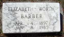 Elizabeth Worth Barber 