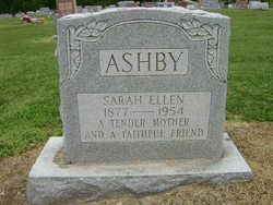 Sarah Ellen <I>Moger</I> Ashby 