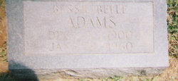 Bessie Belle <I>Spence</I> Adams 