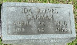 Ida Mae <I>Reeves</I> Carman 