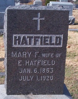 Mary Frances <I>Pickering</I> Hatfield 