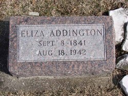 Eliza <I>Frantz</I> Addington 