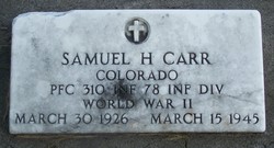 PFC Samuel Houston Carr 