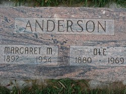 Margaret <I>Miller</I> Anderson 