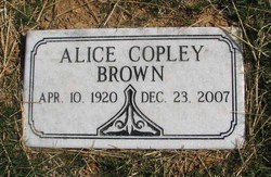 Alice Faye <I>Copley</I> Brown 