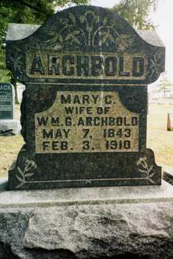 Mary Cathrine <I>Somers</I> Archbold 