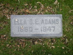 Ella D. E. Adams 