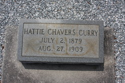 Harriet “Hattie” <I>Chavers</I> Curry 
