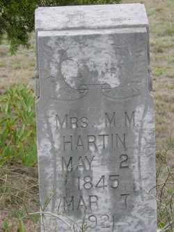 Mrs Mary Matilda <I>Jones</I> Hartin 