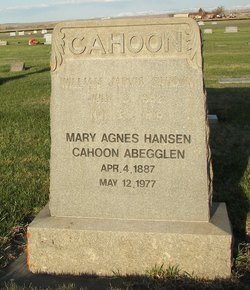 Mary Agnes <I>Hansen</I> Cahoon 