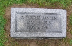 Adelbert Cletus “Clete” Jansen 