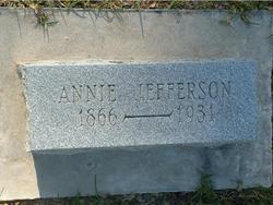 Annie <I>Purvis</I> Jefferson 