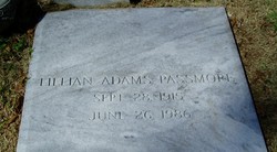 Lillian Ophelia <I>Adams</I> Passmore 