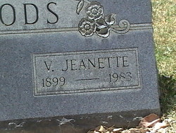 Viola Jeanette <I>Carson</I> Woods 