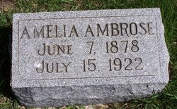 Edna Amelia “Millie” <I>Ambrose</I> Gardner 