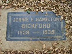 Jennie Eveline <I>Hamilton</I> Bickford 