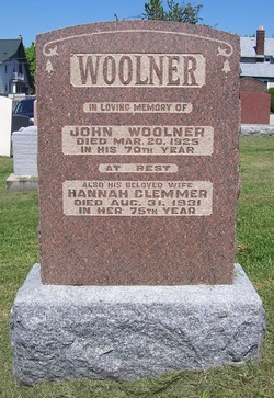 Hannah <I>Clemmer</I> Woolner 