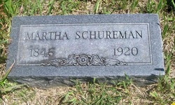 Martha <I>Ford</I> Schureman 