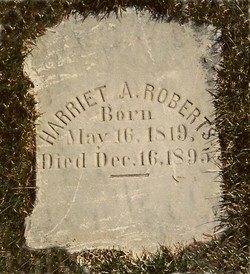 Harriet Ann <I>Efford</I> Roberts 