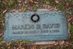 Marion <I>Dobson</I> David 