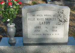 Ollie Maye <I>Brinlee</I> LaFoy 