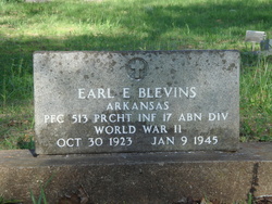 PFC Earl E Blevins 
