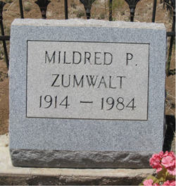 Mildred P <I>Dinwiddie</I> Zumwalt 