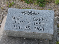 Mary Lizzie <I>Pearson</I> Green 