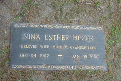 Nina Esther <I>Haglund</I> Hecox 