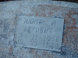 Mamie M Bethune 