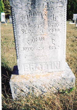 Sarah E <I>Peach</I> Brattin 